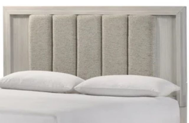 Crown Mark Carlton White Mist Queen Upholstered Panel Bed-3