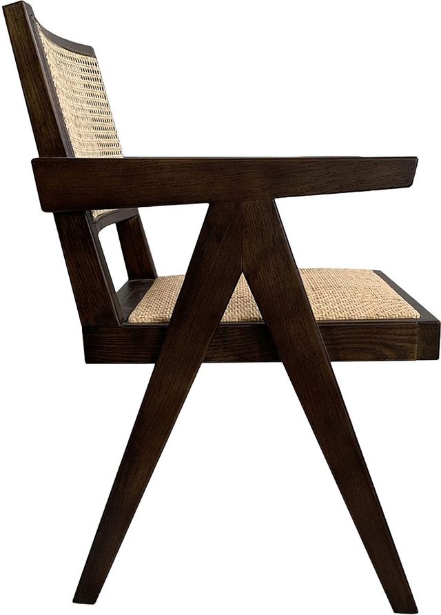 Moe's Home Collection Takashi 2-Piece Dark Brown Arm Chair Set-2