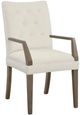 Fairfield® Customizable Entree Dining Concave 23" Short Back Arm Chair-0