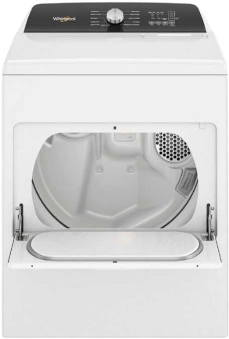 Whirlpool® 7 Cu. Ft. White Front Load Electric Moisture Sensing Dryer-1
