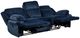 Homelegance® Goodland Blue Double Manual Reclining Sofa-4