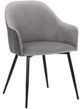Armen Living Pixie Black/Dark Grey Dining Room Chair-0