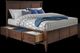 A-America® Westlake Cherry Brown Eastern King Storage Bed-1
