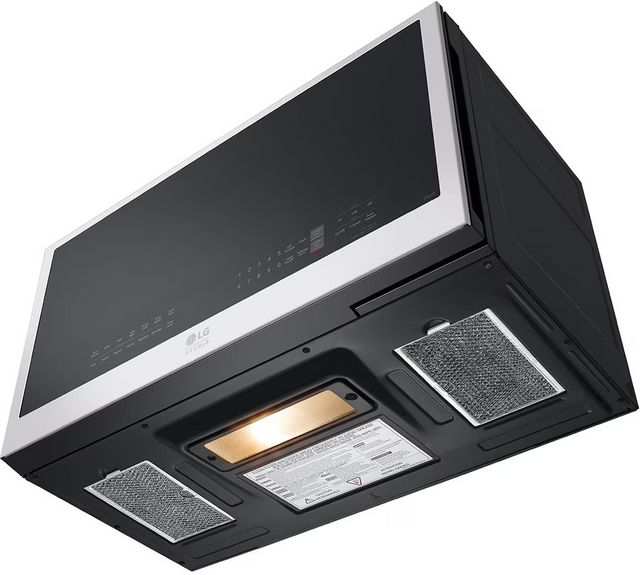Four à micro-ondes à hotte intégrée de 30 po LG Studio® de 2.0 pi³ - Essence blanc-11