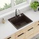 Elkay Quartz Classic® Mocha 25" Single Bowl Drop-in Sink-2
