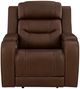 Signature Design by Ashley® Dreamer Brown Power Recliner with Audio-1