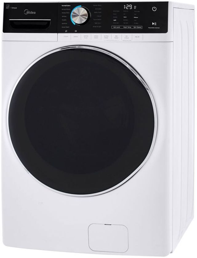 Midea® 5.2 Cu. Ft. White Front Load Washer-2