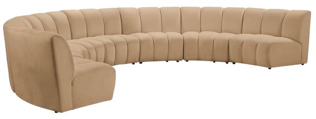 Meridian Furniture Infinity 7-Piece Camel Modular Sectional-0