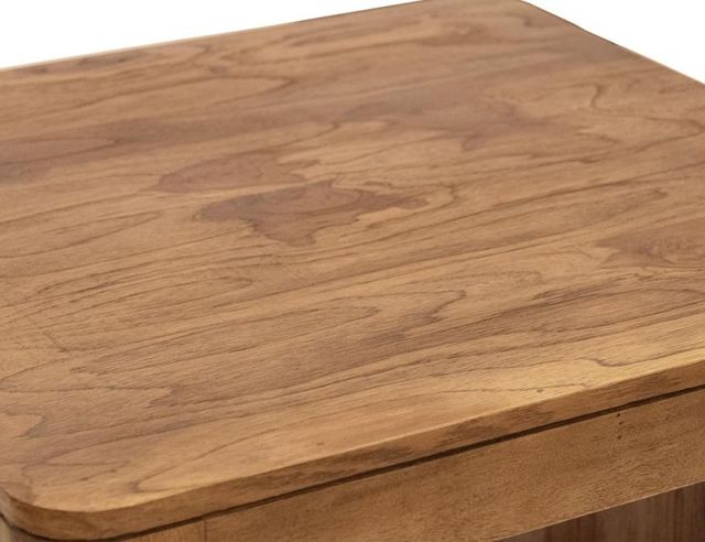 International Furniture Direct Balam Brown Chairside Table-4