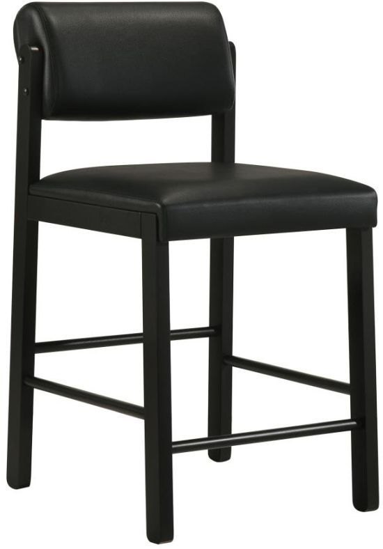 Coaster® Kehoe 2-Piece Black Counter Stool Set-3