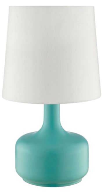 Furniture of America® Farah Teal Table Lamp-0