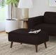 Elements International Destiny Pebble Brown Ottoman-1