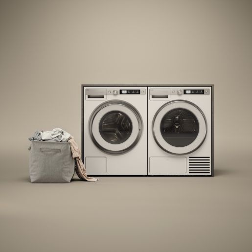 ASKO 7 Series 5.2 Cu. Ft. White Ventless Electric Dryer-3