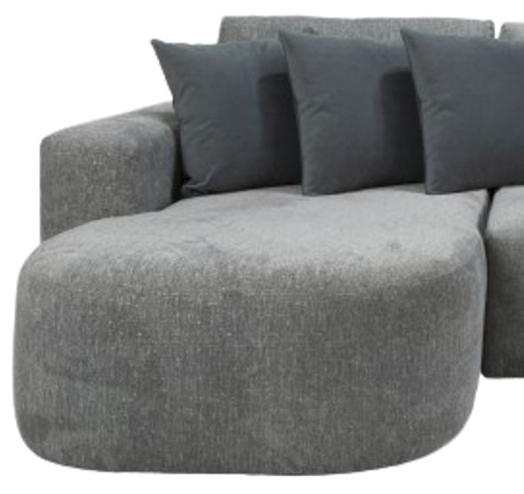 Decor-Rest® Furniture LTD Customizable 2529 3-Piece Left-Arm Facing Sectional and Chaise-1