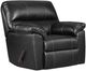 Affordable Furniture 2450 Austin Black Manual Recliner-0