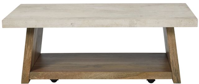 Signature Design by Ashley® Brendalhouse Light Brown Cocktail Table-1
