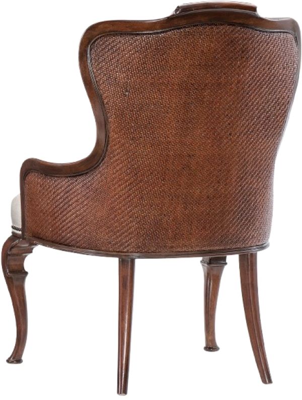 Hooker® Furniture Charleston Chateau Linen/Maraschino Cherry Dining Arm Chair-3