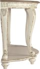 Signature Design by Ashley® Realyn Distressed Wood Sofa Table with Chipped White Base-3