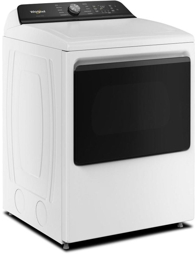 Whirlpool® 7.5 Cu. Ft. White Smart Gas Dryer with Steam Iron and AI Dry-2
