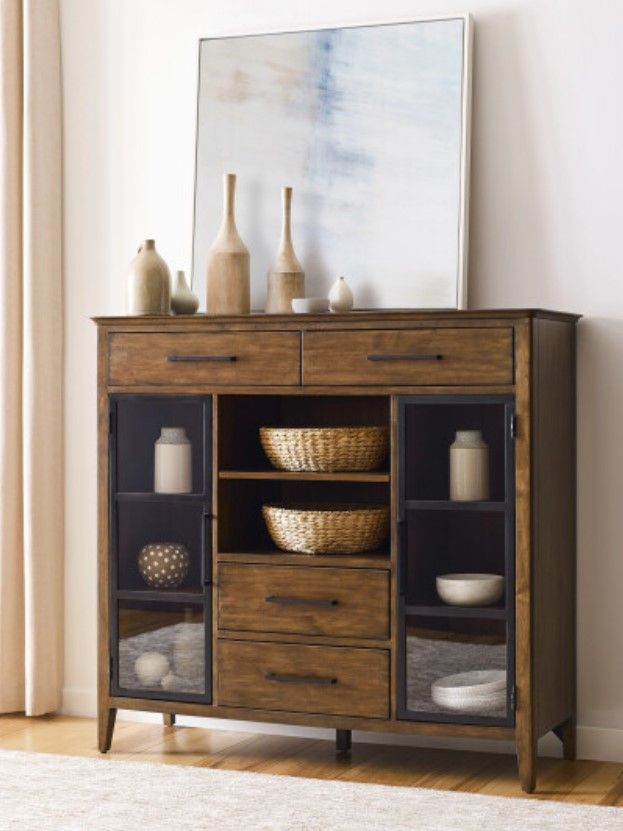 Kincaid® Abode Kingsley Brown Display Buffet-2