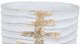 A & B Home Ecomix Gold/White Vase-1