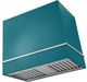 AGA Loge 36" Salcombe Blue Wall Mounted Range Hood with Polished Chrome Trim-0