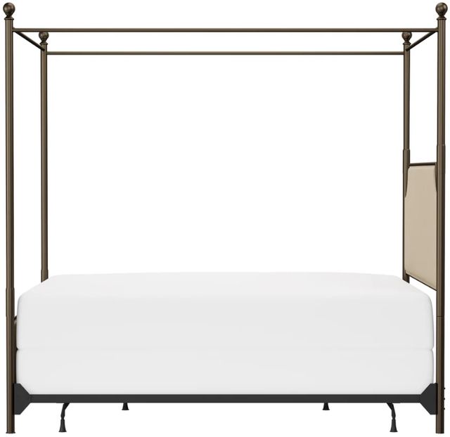 HH2 Home McArthur Beige/Bronze Queen Canopy Bed-3