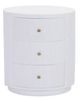 Elizabeth Ann Home Kenzie Rugged White End Table-0