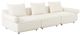 Moe's Home Collection Rosello 3-Piece White Modular Sectional Sofa-0