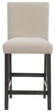Coaster® Alba 2-Piece Beige/Charcoal Gray Dining Counter Stool Set-4