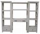 Million Dollar Rustic Orlando Taupe Bookcase-1