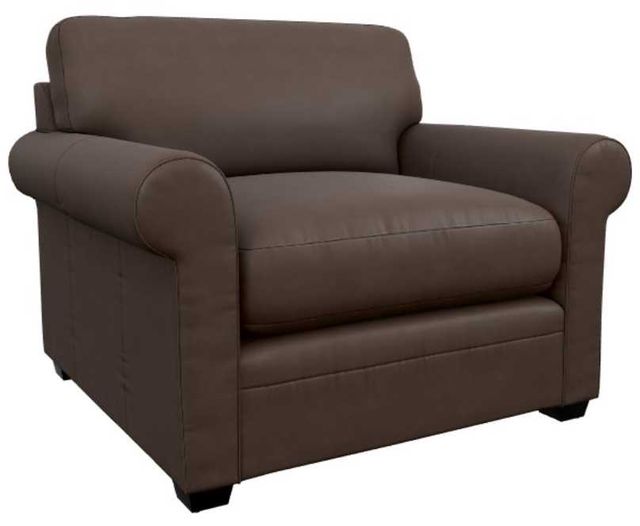 La-Z-Boy® Olson Cognac Leather Twin Sleep Chair-0
