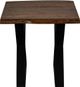 Porter International Designs Manzanita Harvest End Table with Black X Base-1