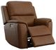 Flexsteel® Henry Caramel Power Recliner with Power Headrest and Lumbar-1