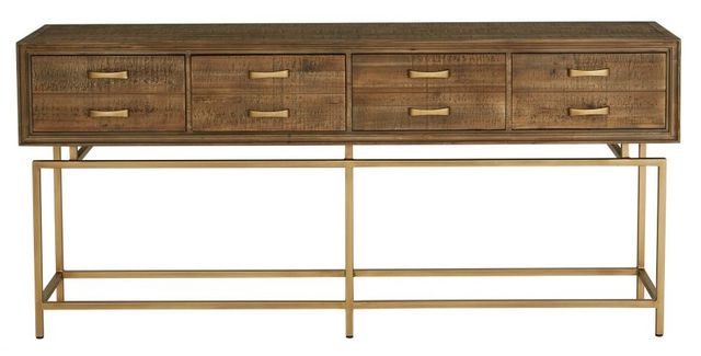Moe's Home Collection Aristocrat Golden Brown Console Table-1