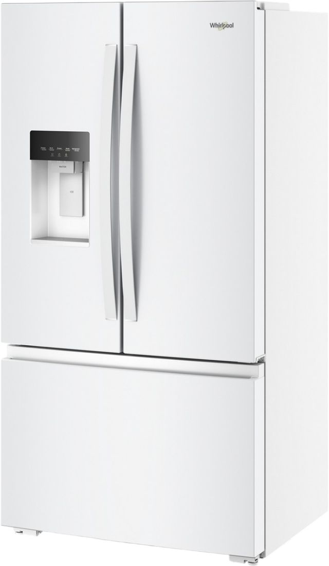 Whirlpool® 36" 23.4 Cu. Ft. White Counter Depth French Door Refrigerator with In-Door Water -1