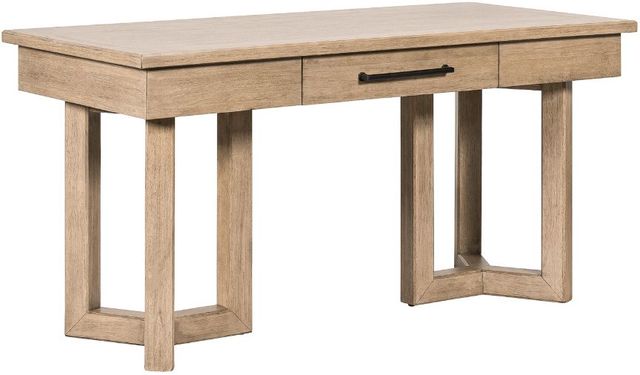 Liberty Furniture Proximity Place 2-Piece Barley Buff Desk and Credenza Set-1