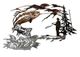 StyleCraft Black/Gray Fish Wall Decor-0
