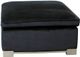 Stylecraft Black Square Ottoman-1