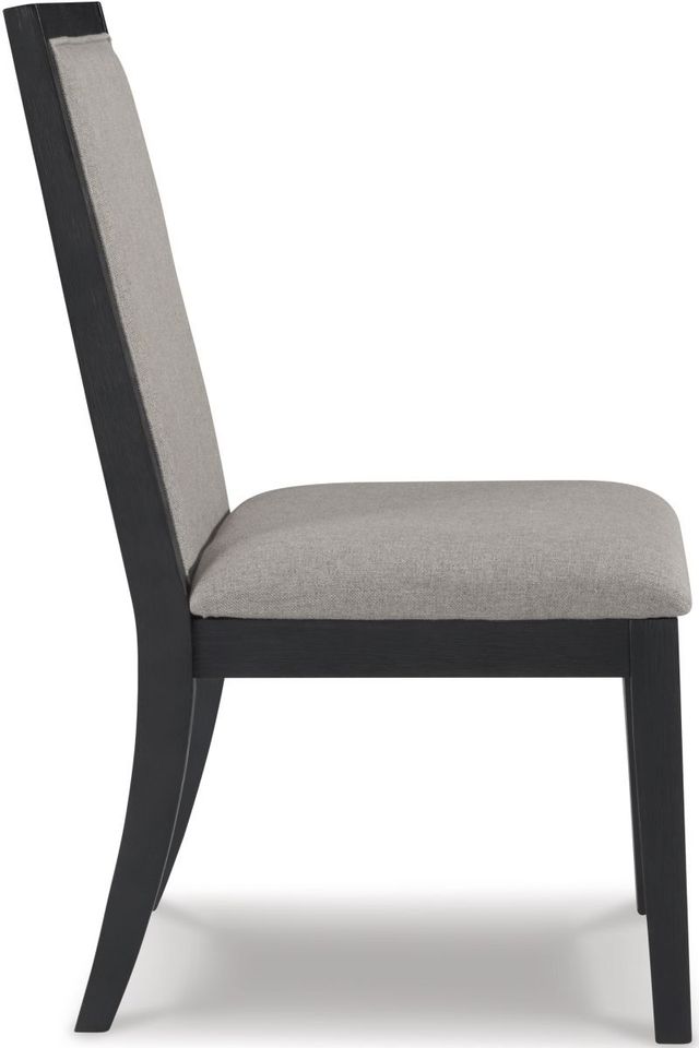 Signature Design by Ashley® Foyland Rich Brushed Black Dining Chair-3