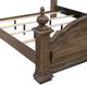 Liberty Furniture Carlisle Court Chestnut/Sand Queen Upholstered Poster Bed-4