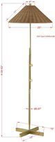 Forty West Lancaster Gold Floor Lamp-1