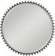 Uttermost® Taza Distressed Black Round Mirror-0