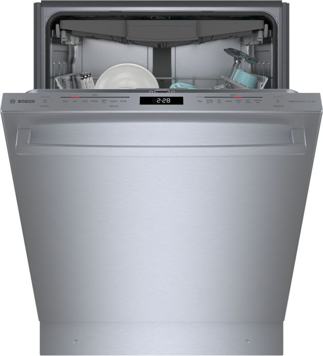 Bosch® 800 Series 24'' Stainless Steel Top Control Built In Dishwasher-2