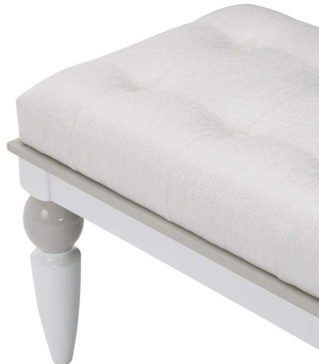 Michael Amini® Sky Tower Cloud White Bench-2