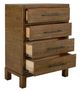International Furniture Direct Merida Barrel Brown Chest-3