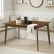 Armen Living Gina Walnut Dining Table-1