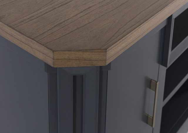 Signature Design by Ashley® Landocken Slate Blue TV Stand with Electric Fireplace-3