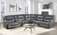Mazin Furniture Dyersburg Gray 6-Piece Power Reclining Sectional-3