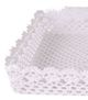 A & B Home Tessa White Lace Tray-1